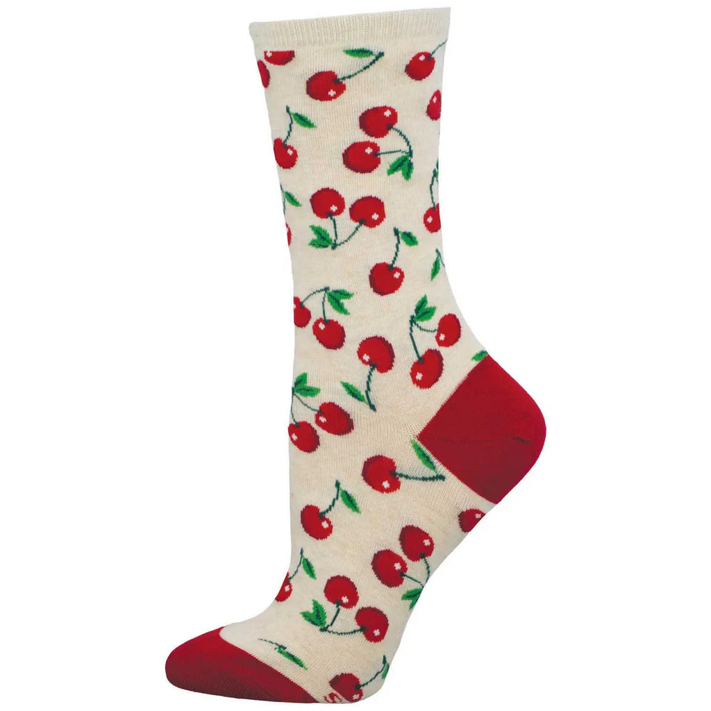 Absolutly Cherry Women's Crew Socks