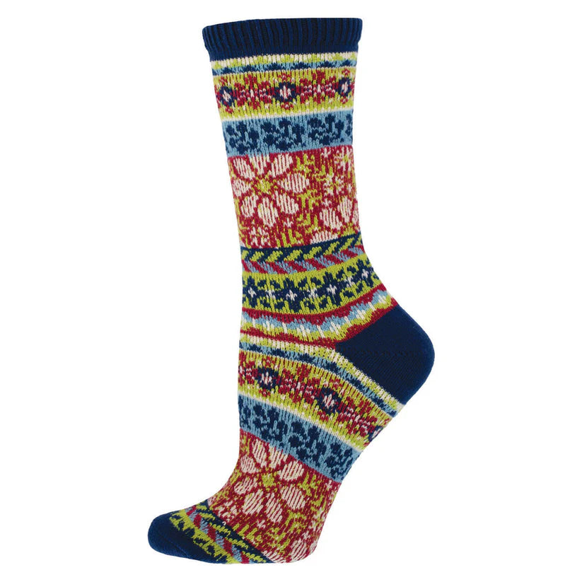 Women's Comfortable in the Garden Sweater Socks