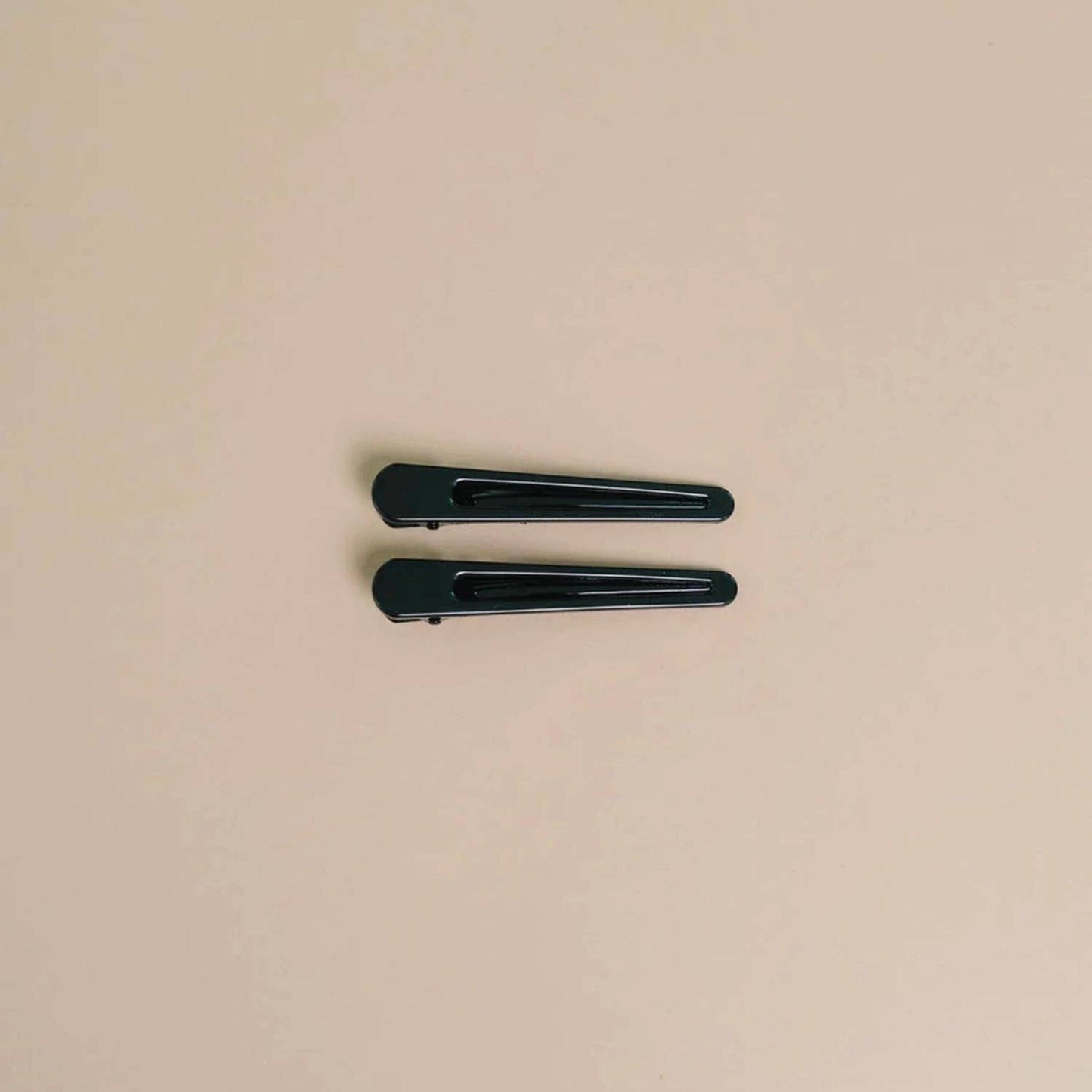 Triangle | Alligator Hair Clip | Metal Hair Pin | Assorted: Forest