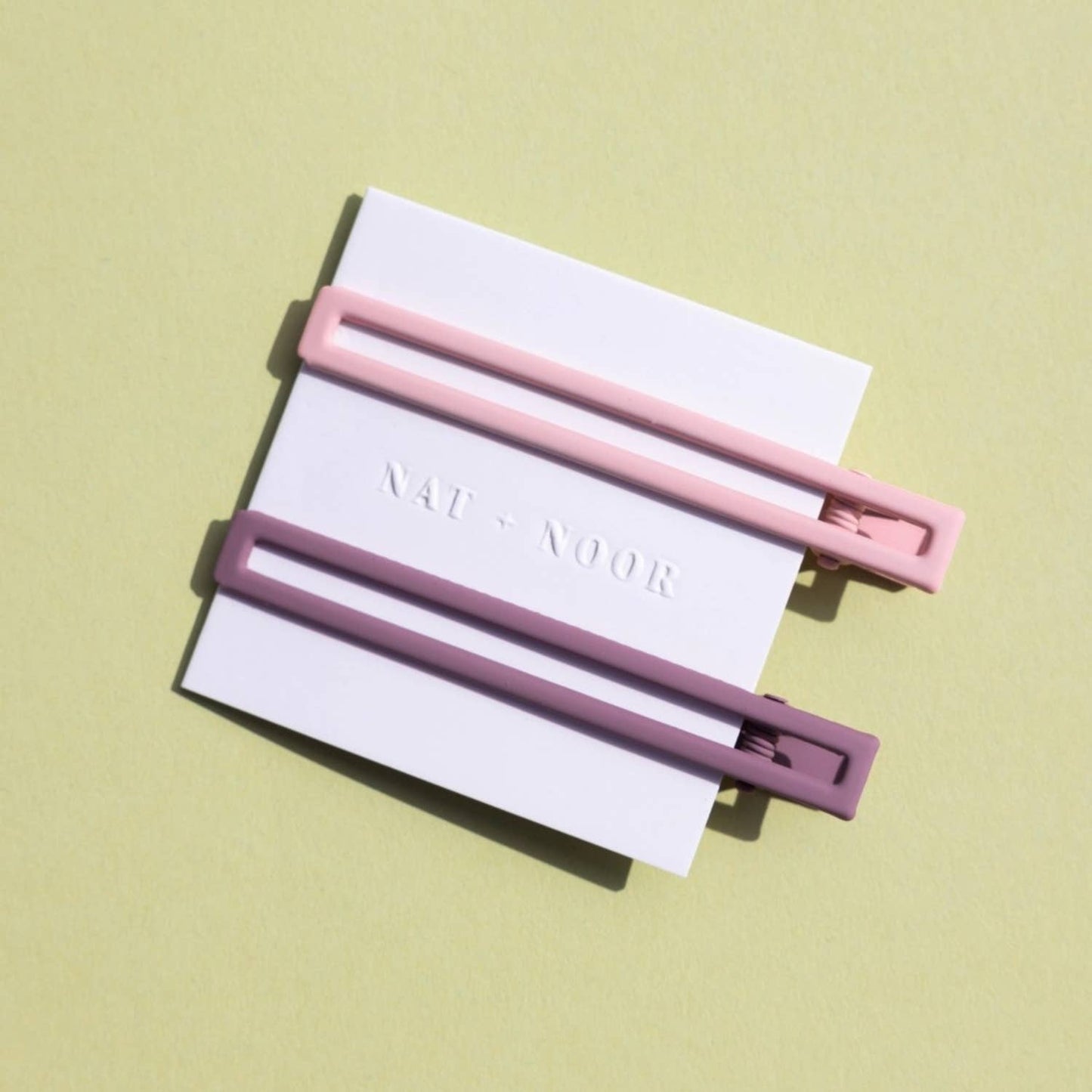 Leia | Mauve + Pink | Alligator Hair Clip | Hair Pin