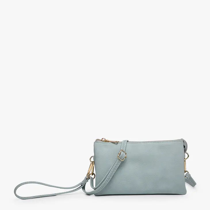 Three Compartment Crossbody/Wristlet