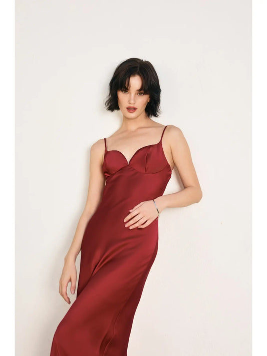 Going Out Cup Detail Maxi Dress