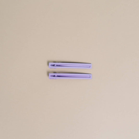 Leia | Alligator Hair Clips | Hair Pin | Assorted Colors: Lilac