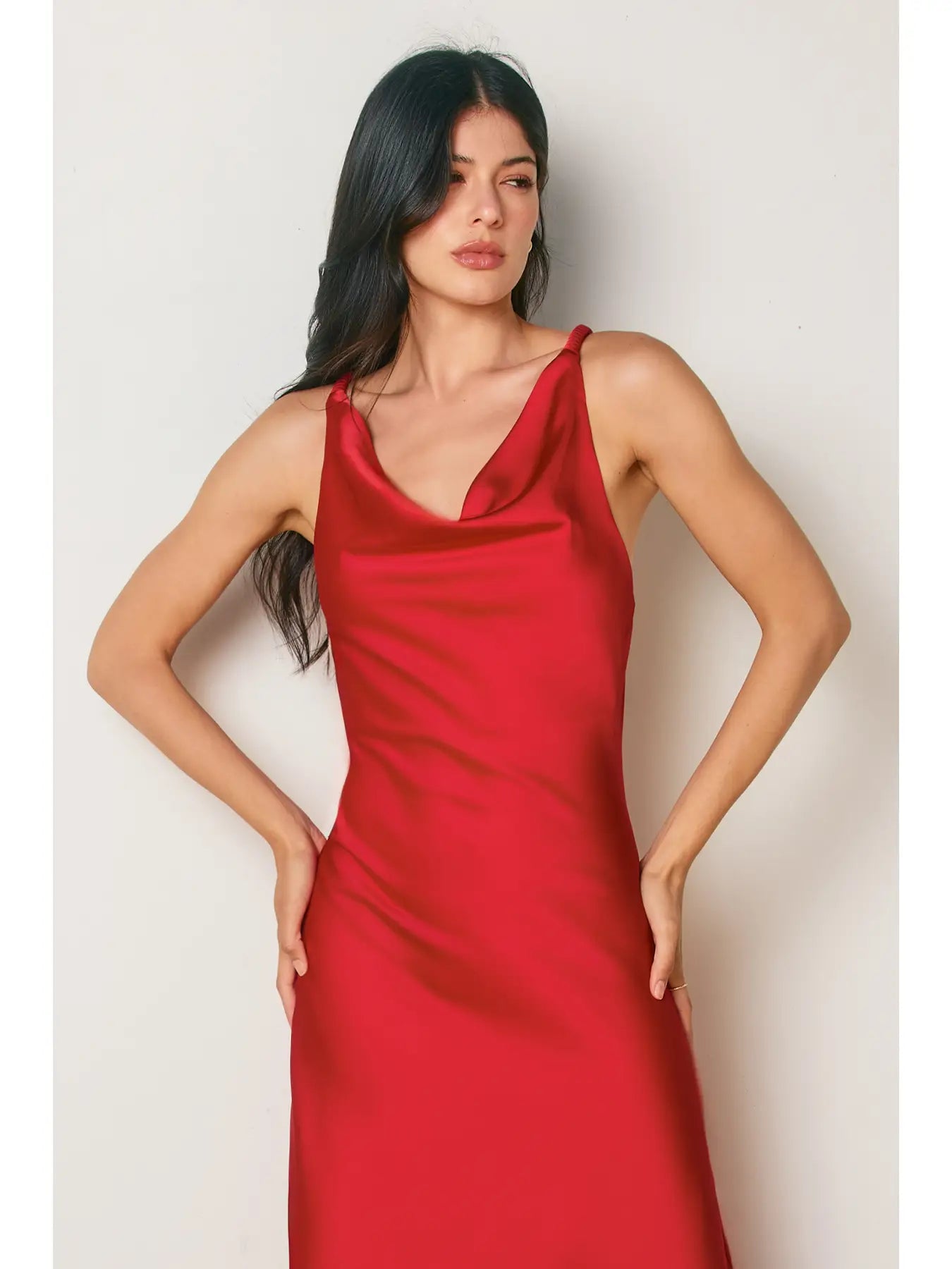 Going Out Twisted Strap Maxi Dress