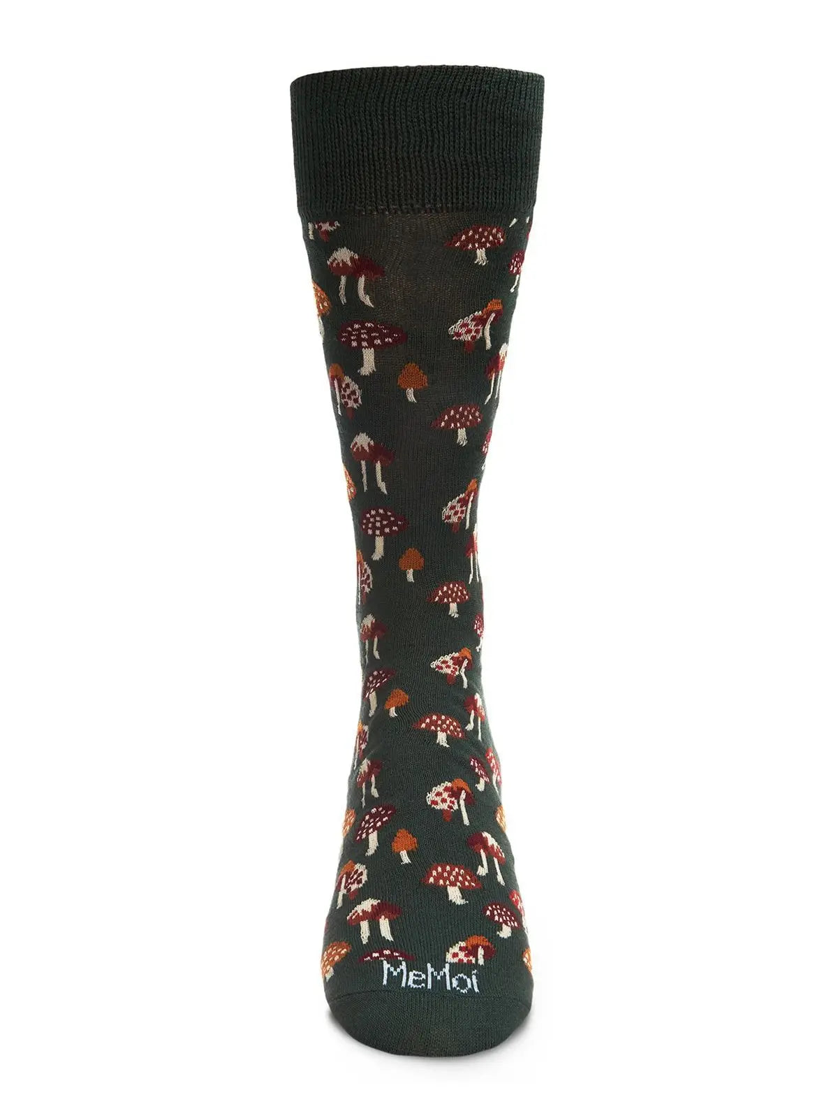 Mushroom Fields Bamboo Men's Crew Sock