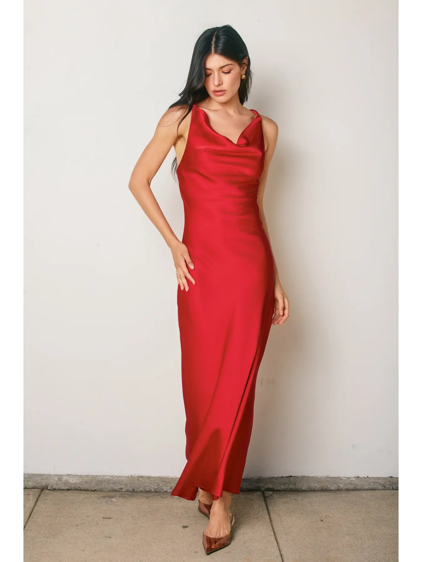 Going Out Twisted Strap Maxi Dress