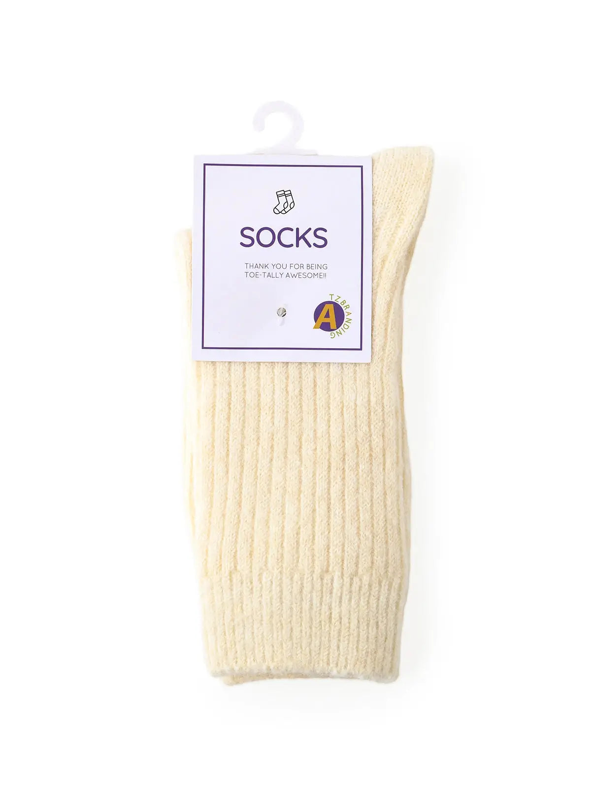 Rufia - Thickened Solid Color Wool Blend Socks