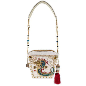 Noble Dragon Top Handle Handbag