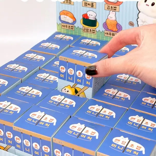 Random Sushi Animal Miniature Figure – Blind Box Toy