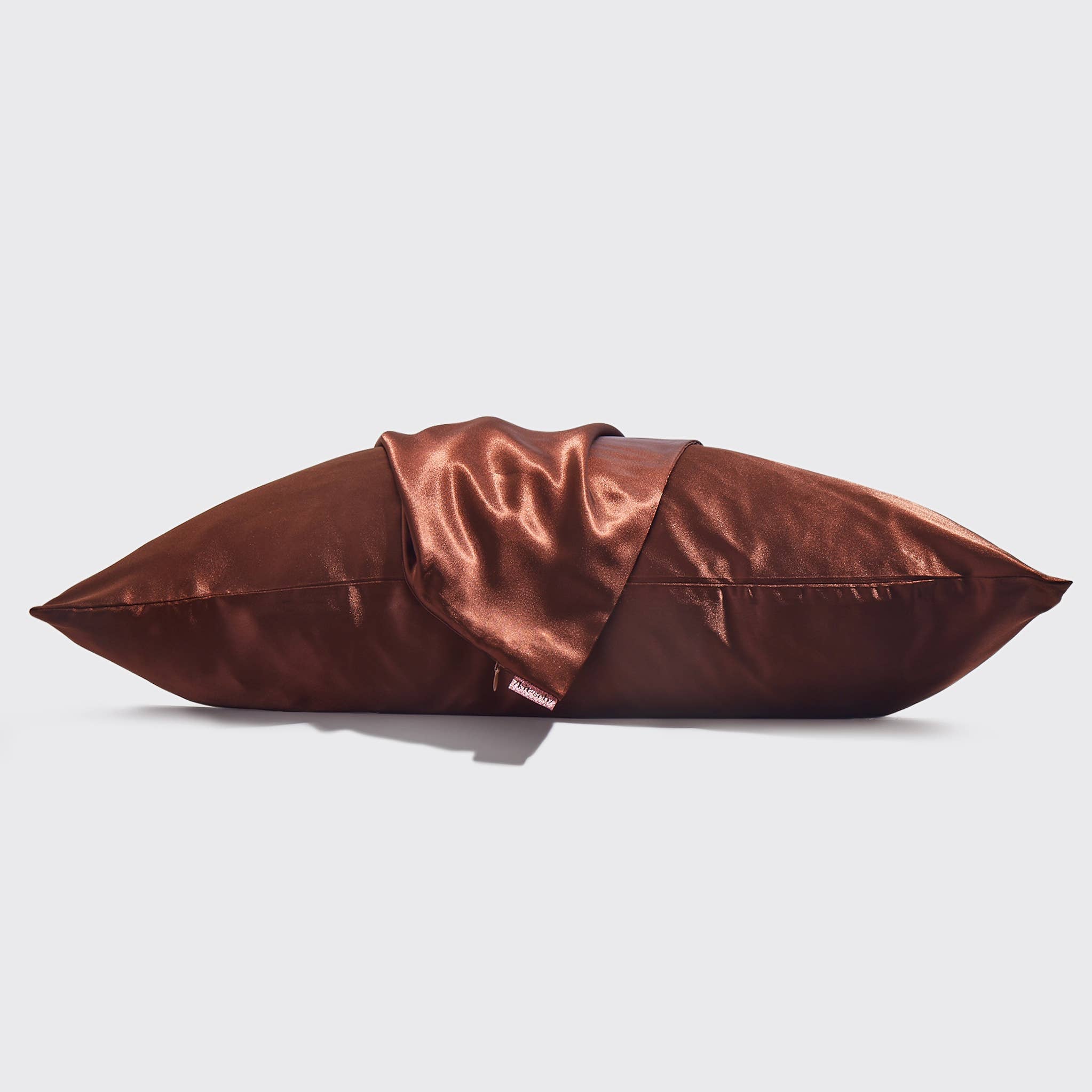 Satin Pillowcase - Chocolate