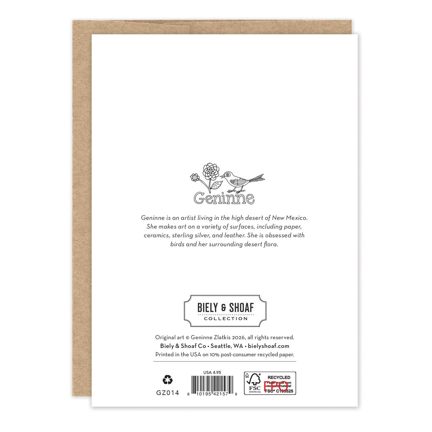 A Little Birdie Birthday Card