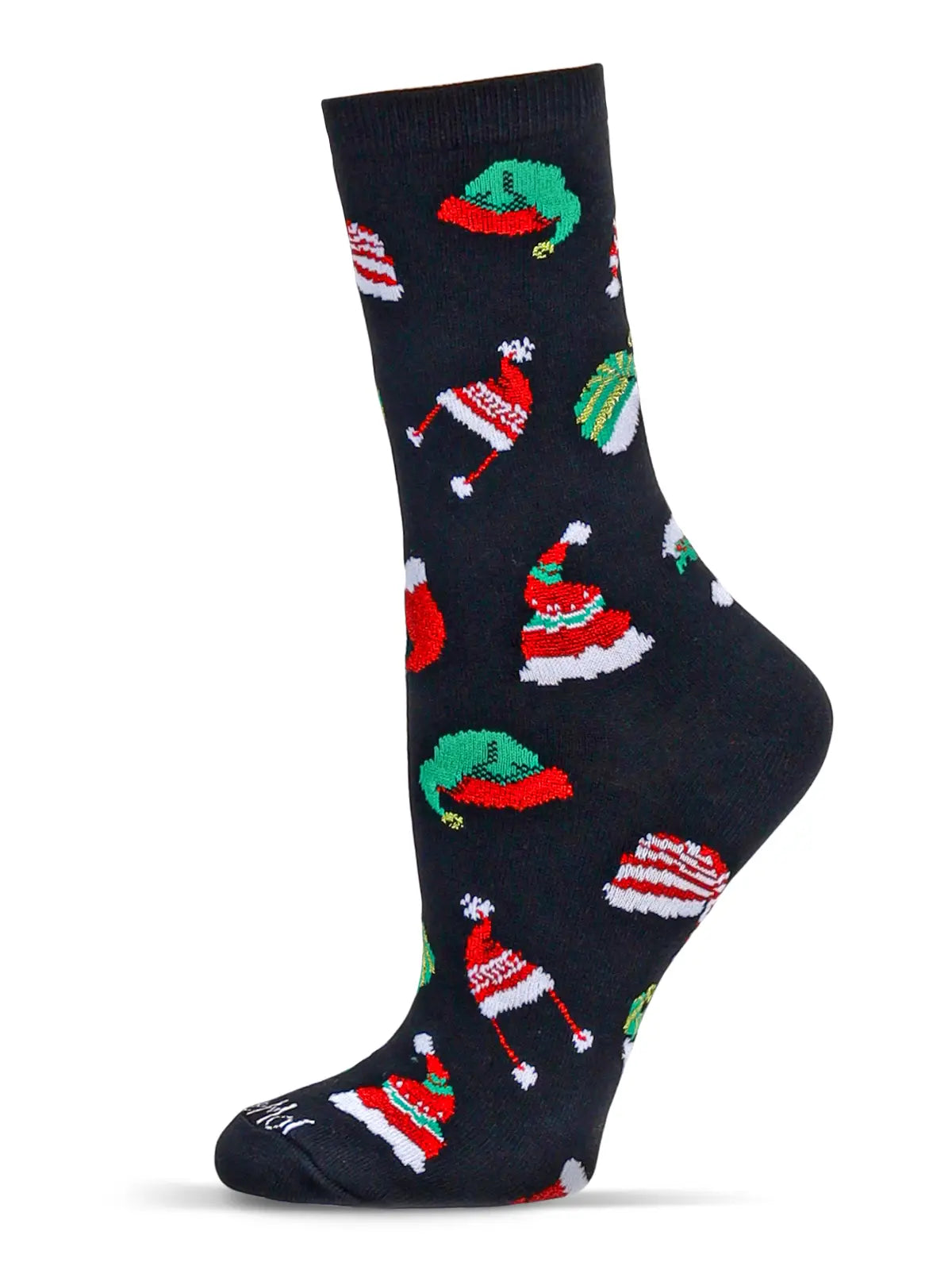 Women's Santa Hats Holiday Crew Socks