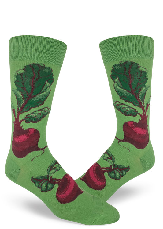 Red Beets Men's Crew Socks