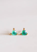 Load image into Gallery viewer, Mini Energy Gem Earring - Green Onyx
