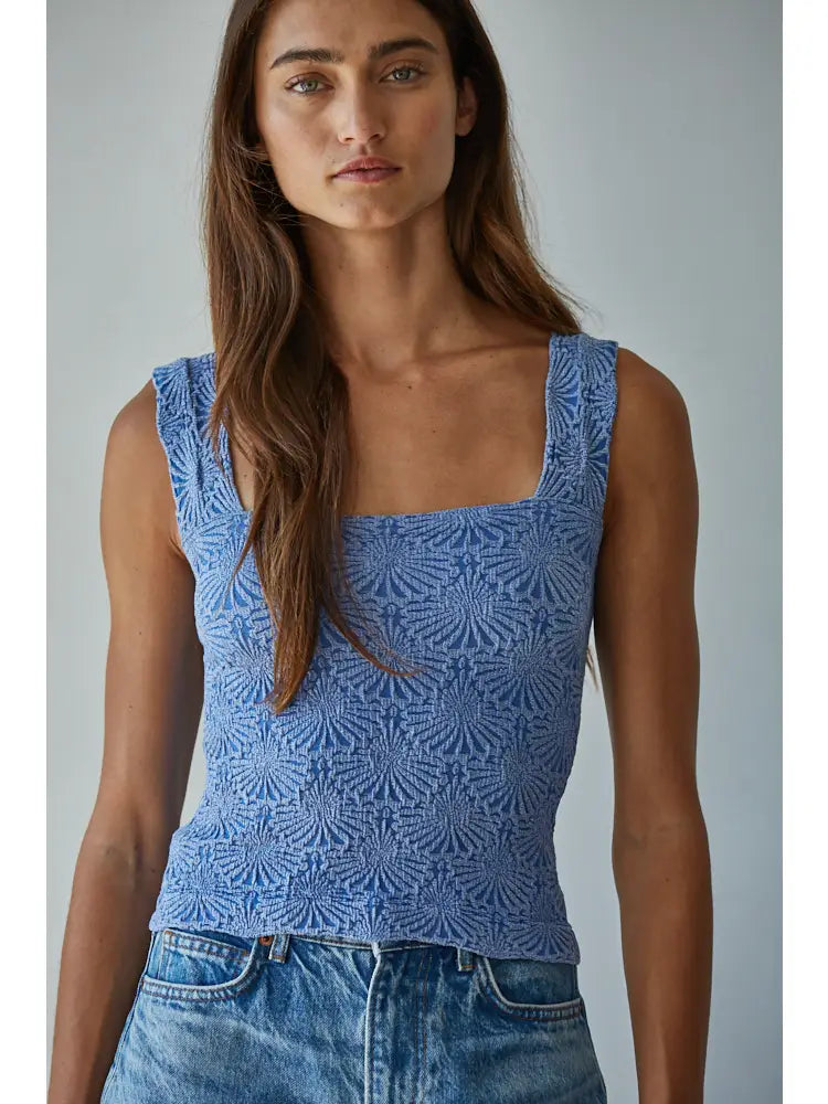 Rumi Knit Modal Jacquard Tank