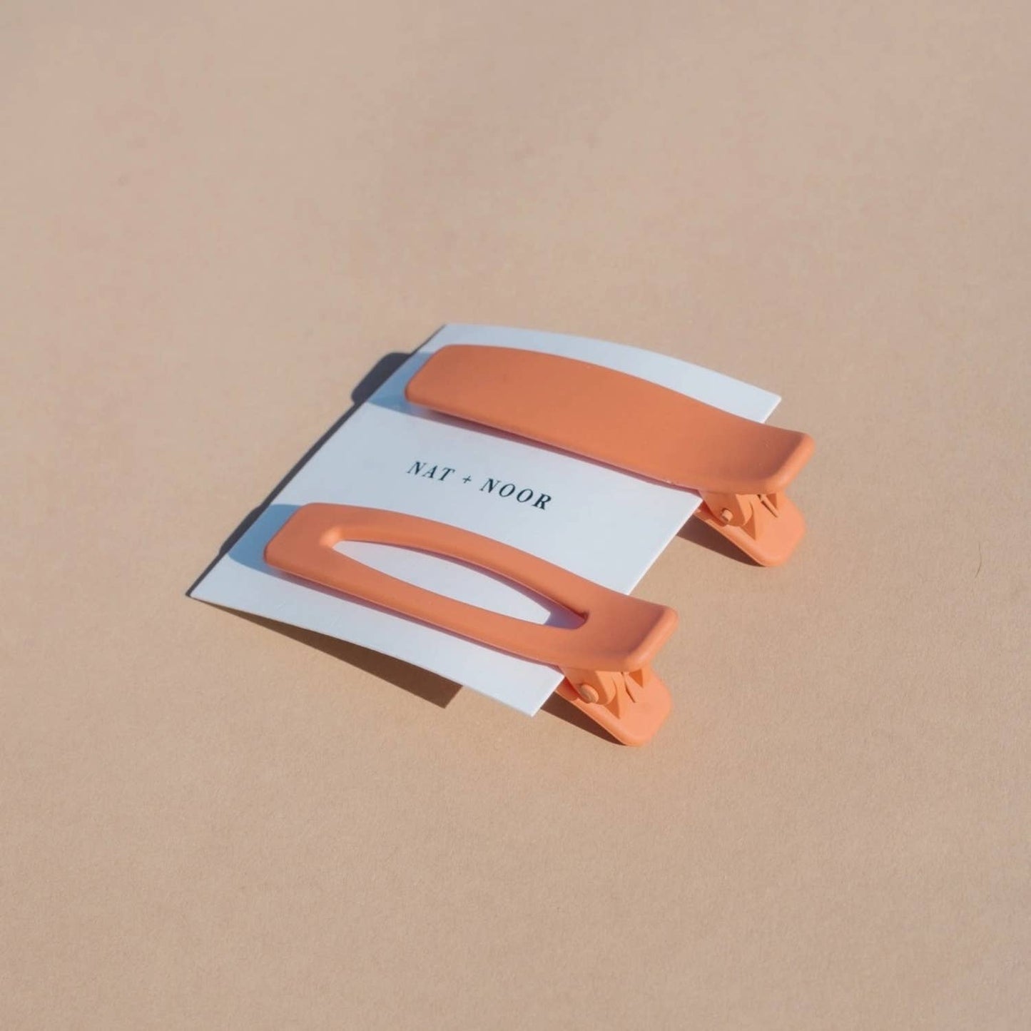 Lani | Alligator Hair Clip | Acrylic Hair Pin | Peach