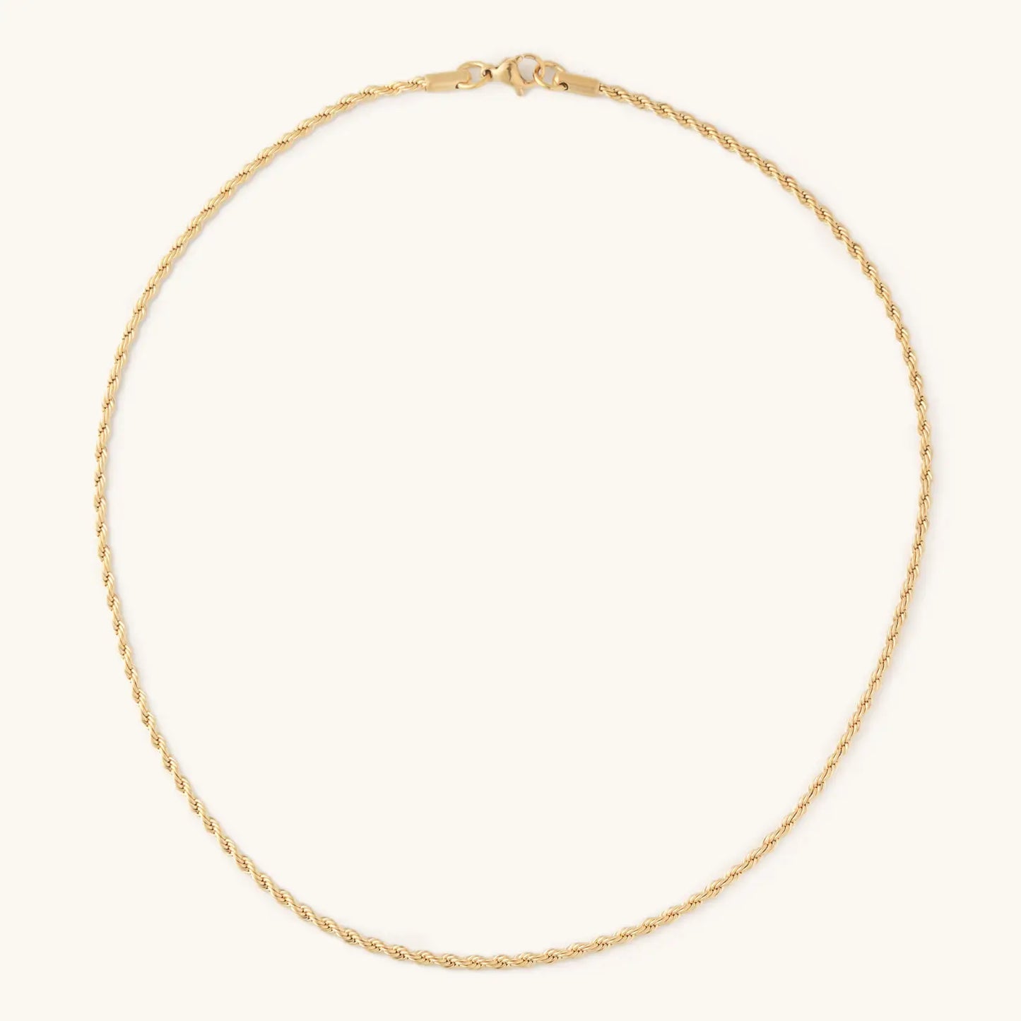 Skinny Golden Rope Necklace