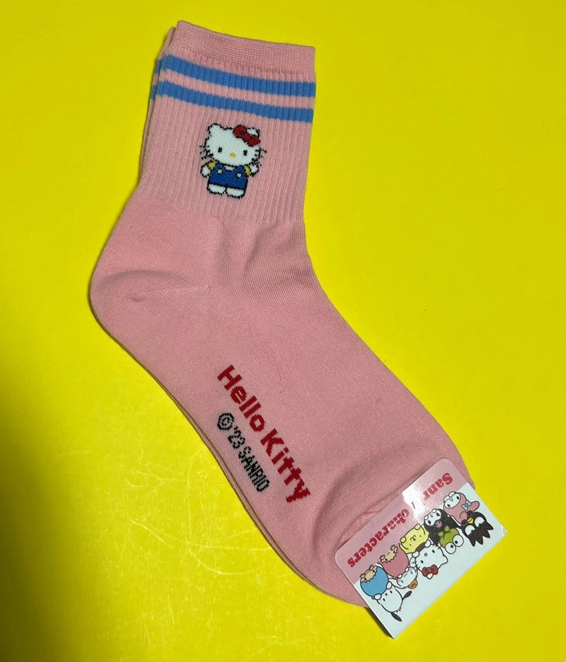 Sanrio Cotton Ankle 2 Line Soft Cotton Socks