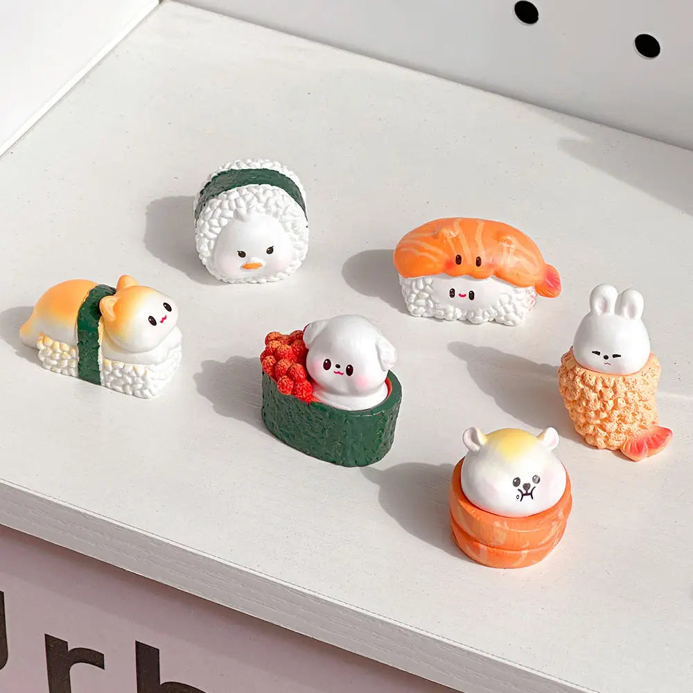 Random Sushi Animal Miniature Figure – Blind Box Toy