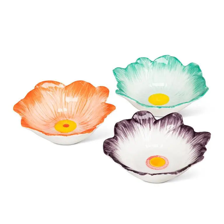 Small Flower Dish-Orange-3.5"D