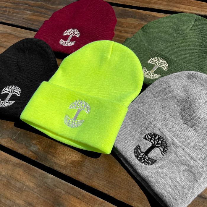 Oaklandish Logo Embroidered Beanie - Black