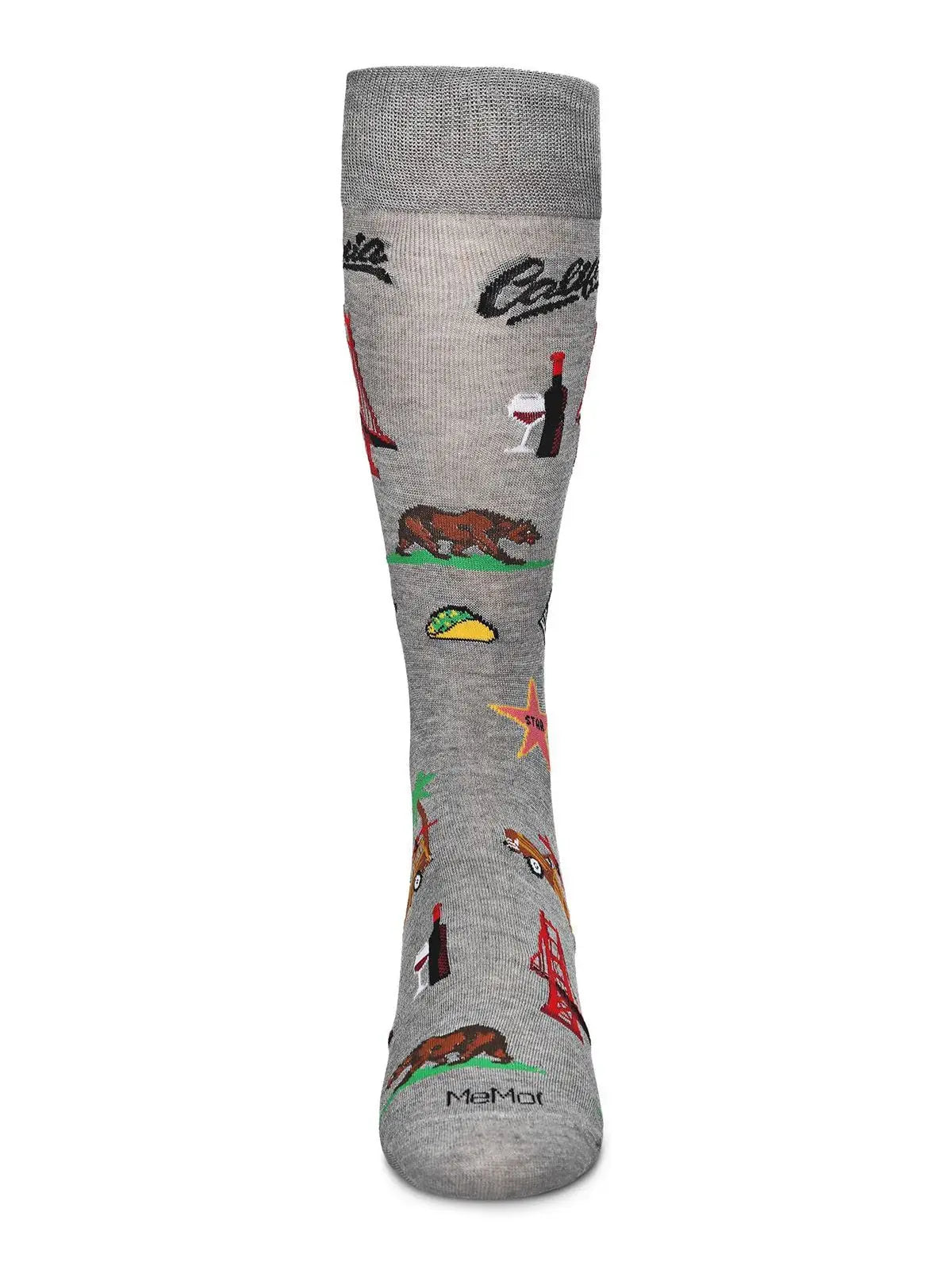 Men's California Cool Bamboo Blend Novelty Crew Sock
