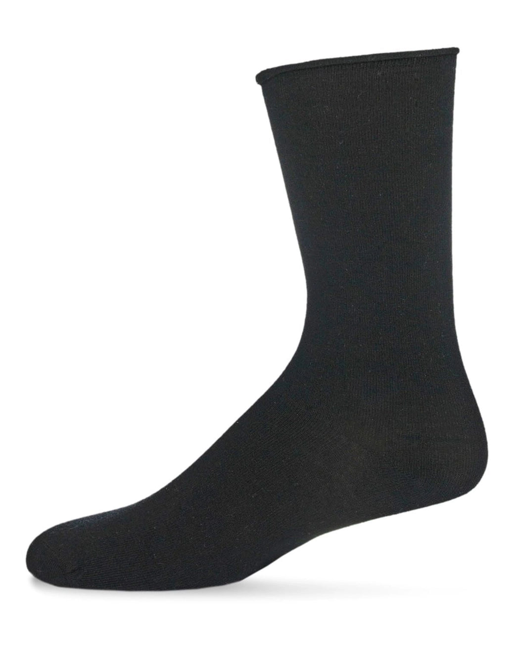 Memoi Back To Basics Roll Cuff Crew Socks