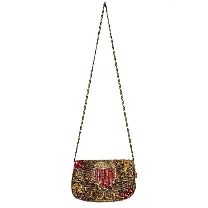 Wine Time Crossbody Clutch