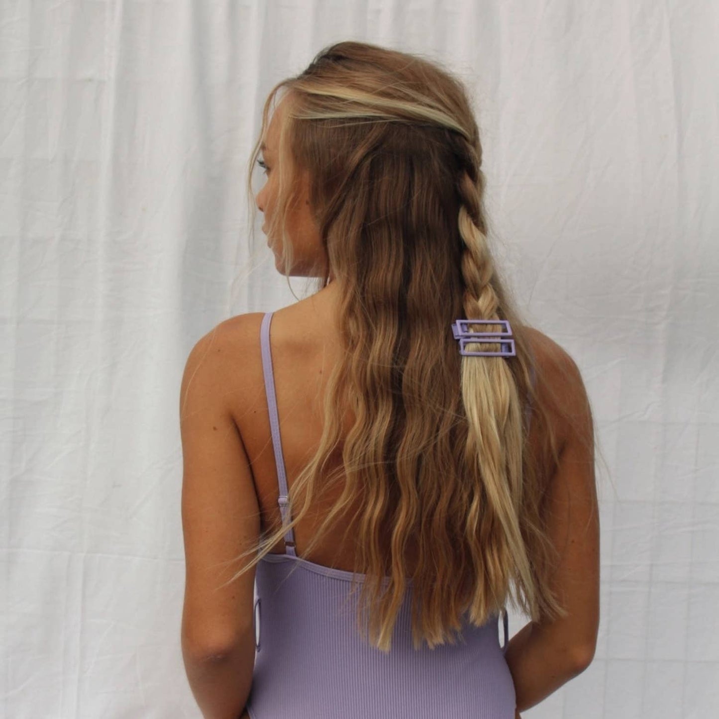 Lu Lu | Lilac Purple | Alligator Hair Clip | Hair Pin
