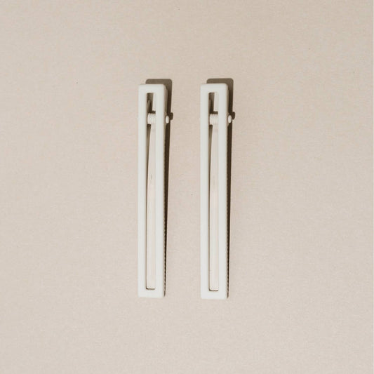 Leia | Alligator Hair Clips | Hair Pin | Assorted Colors: Bone