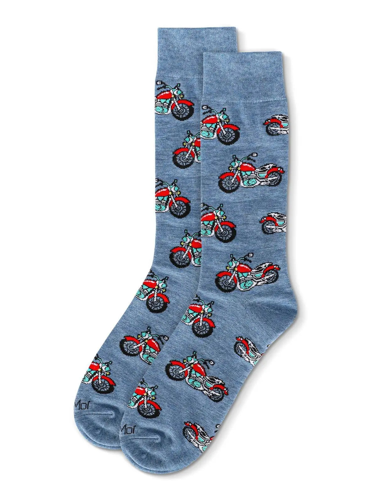 Men's Motorcycles Bamboo Crew Socks