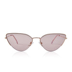 Load image into Gallery viewer, Fairfax Shiny Rose Gold Pink Tint Sunglasses
