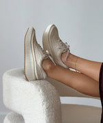 Load image into Gallery viewer, Dolen Sneakers Sandstone Knit
