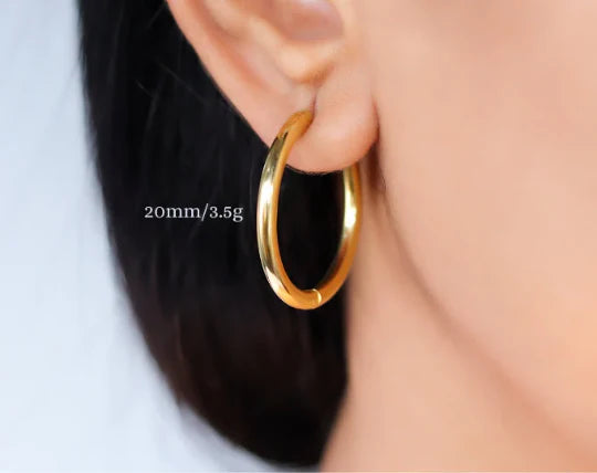 Dainty Hoops 18K Gold Filled