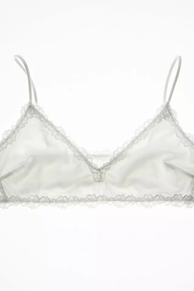 Charlie Lace Microfiber V-Neck Bralette