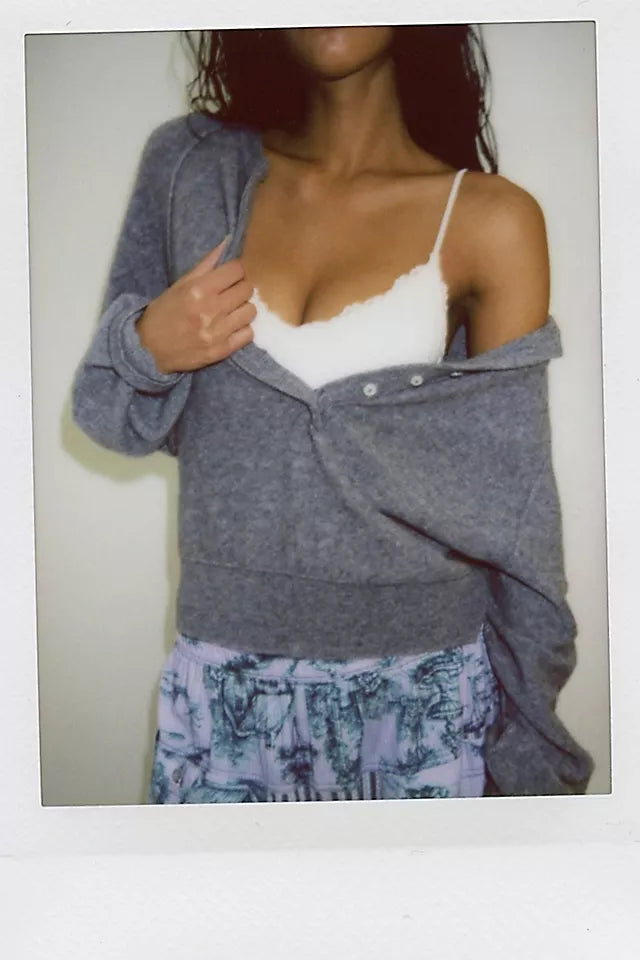 Charlie Lace Microfiber V-Neck Bralette