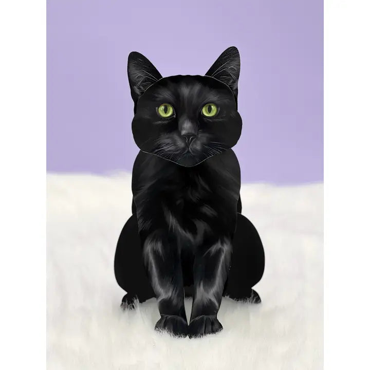 Black Cat Pop-Up Card