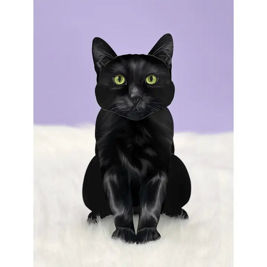 Black Cat Pop-Up Card