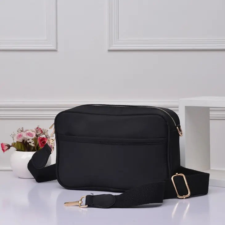 Nylon Rectangular Crossbody Bag