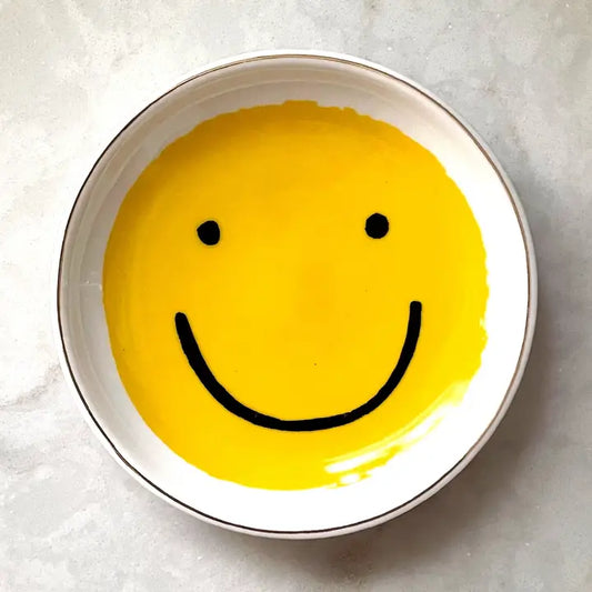 Smiley Porcelain Trinket Dish