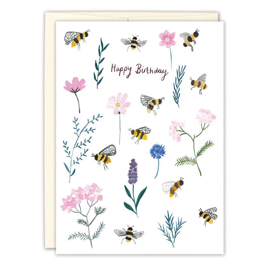 Bumblebee Birthday Card