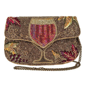 Wine Time Crossbody Clutch