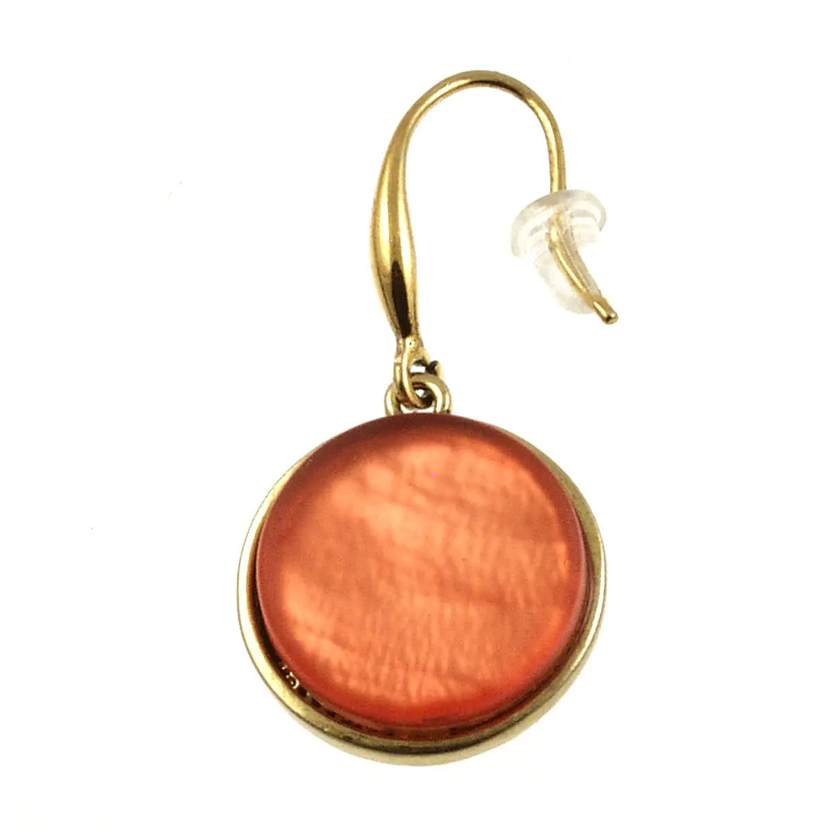 Drop Earrings - Encased Shell Circle
