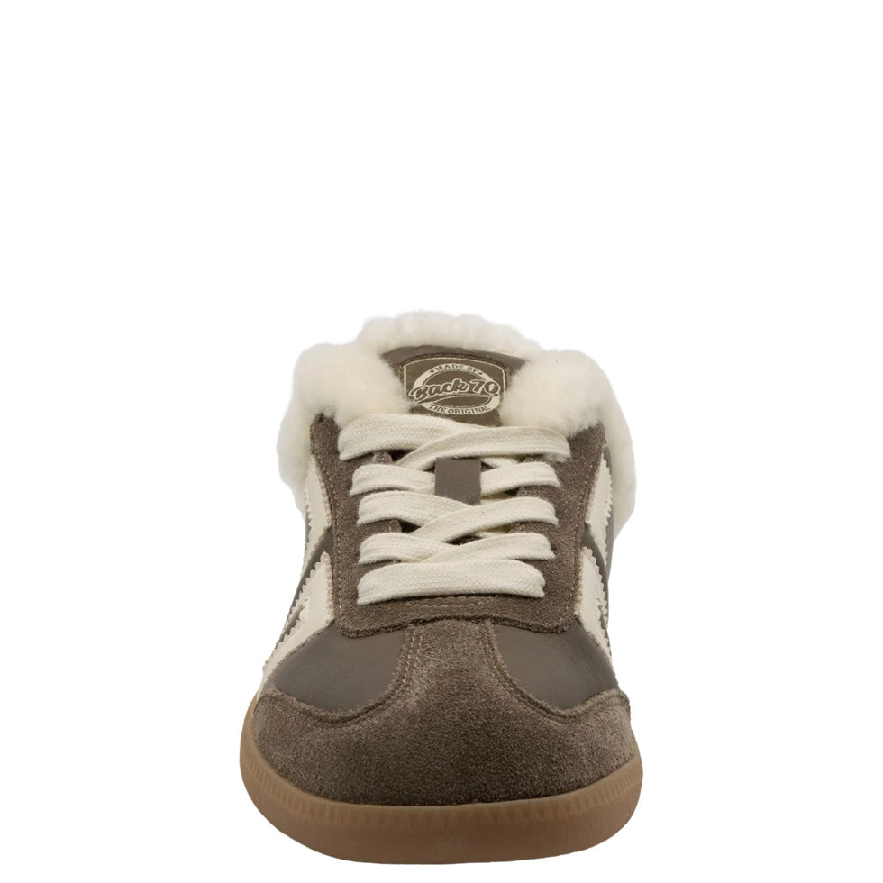 Easter FL in Taupe Butter Backless Sneakers