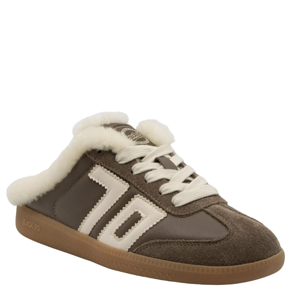 Easter FL in Taupe Butter Backless Sneakers