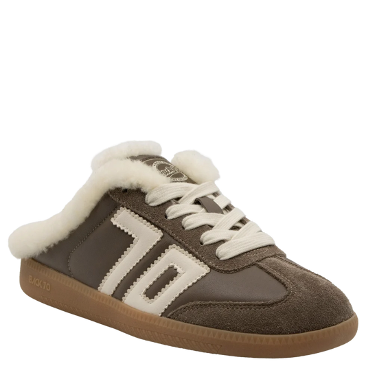 Easter FL in Taupe Butter Backless Sneakers
