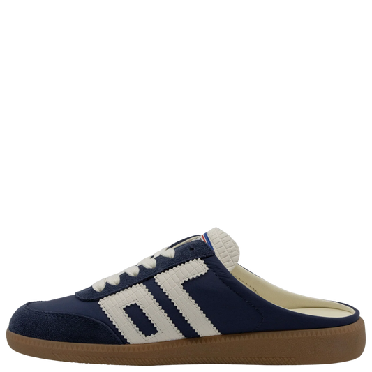 Easter In Navy Backless Sneakers