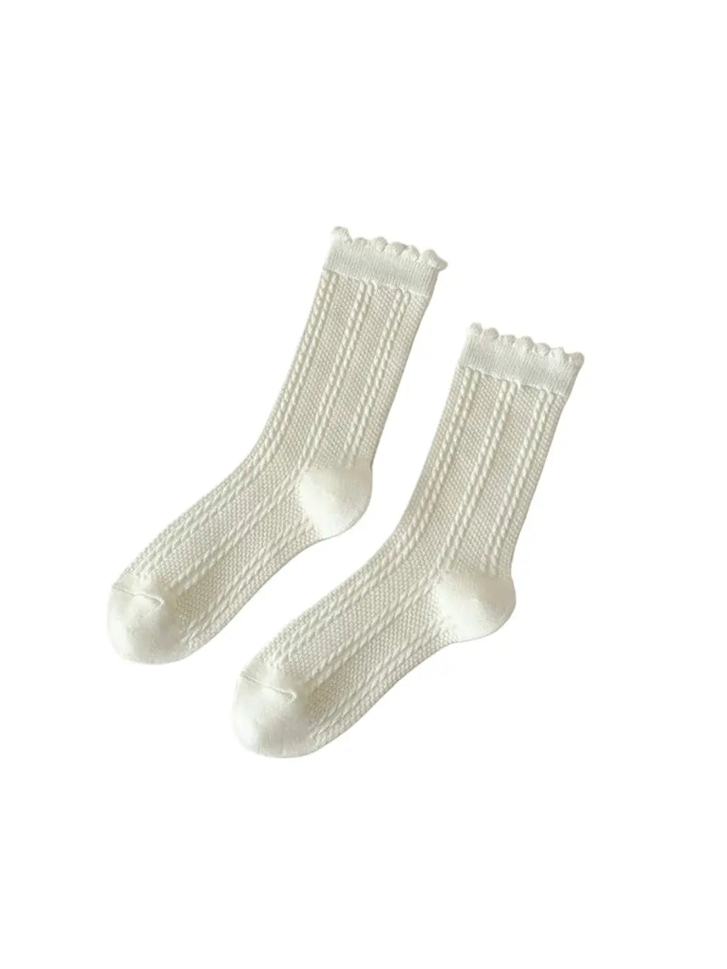 Ruffia - Soft Diamond Pattern Socks