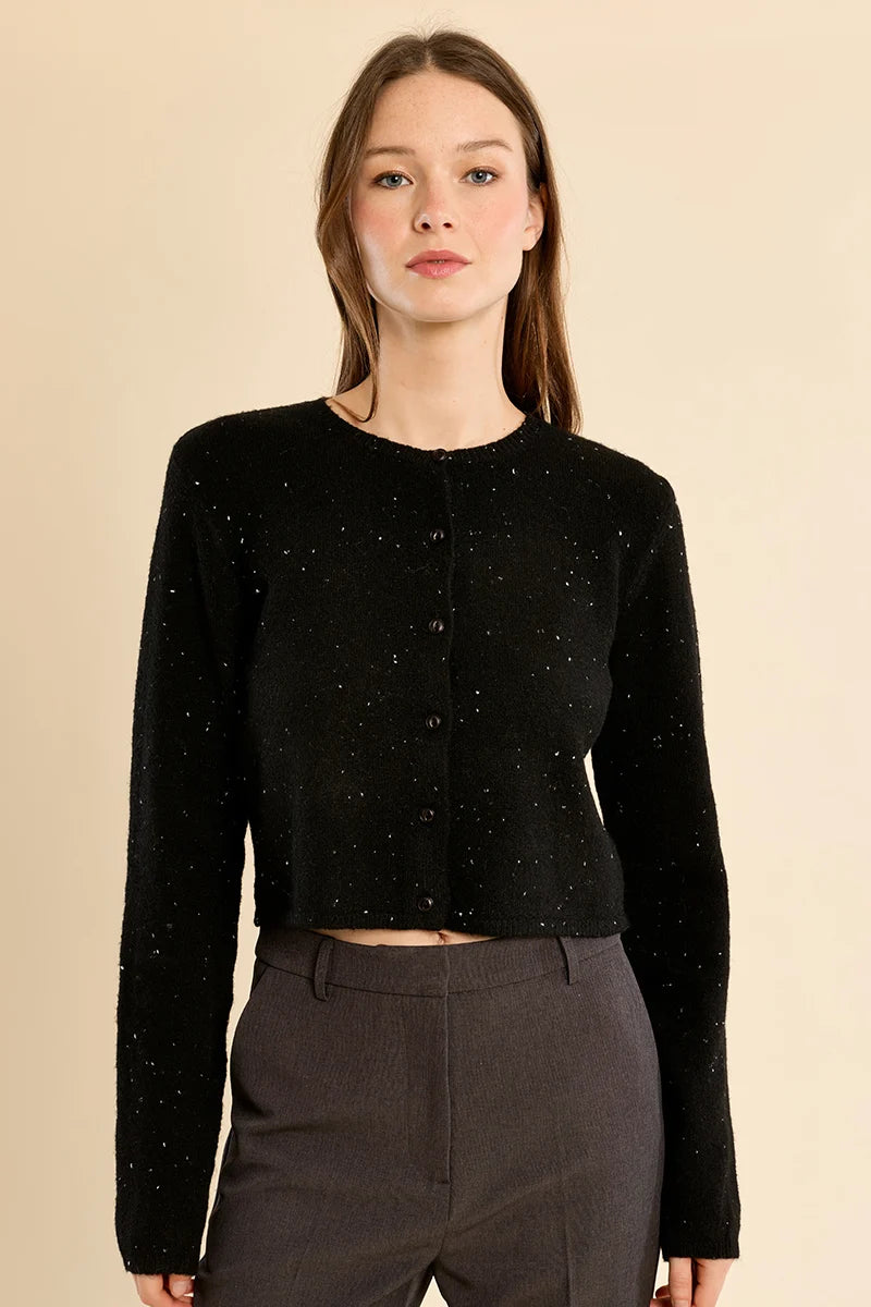Short fitted cardigan (EF1678EN)