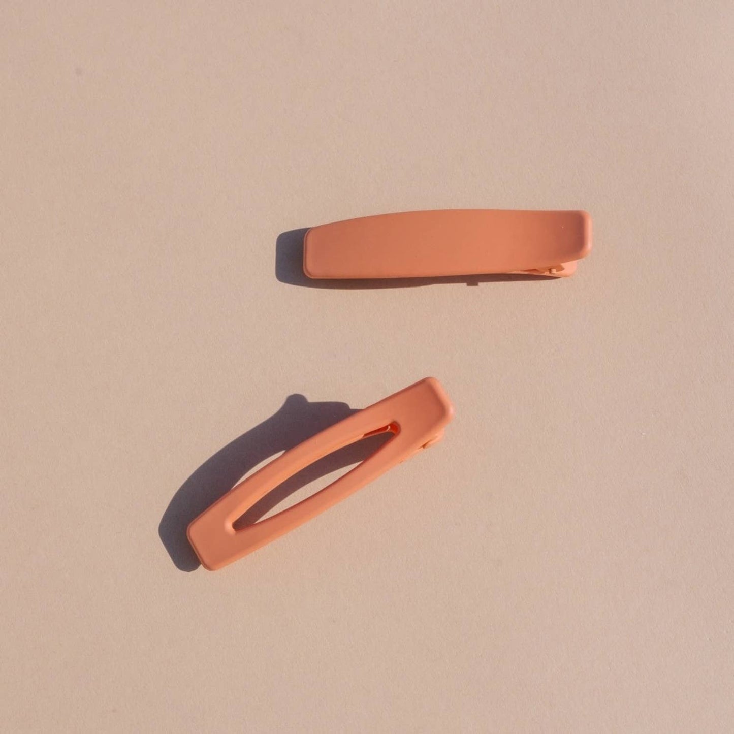 Lani | Alligator Hair Clip | Acrylic Hair Pin | Peach